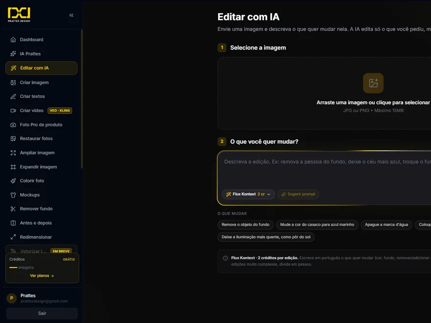 Escolha a ferramenta